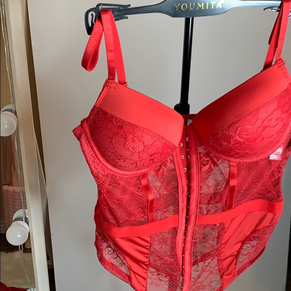 Red bodysuit corset LAST ONE